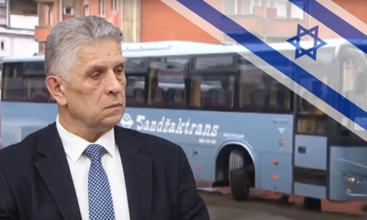 Ugljanin sandzaktrans kavim zastava izraela