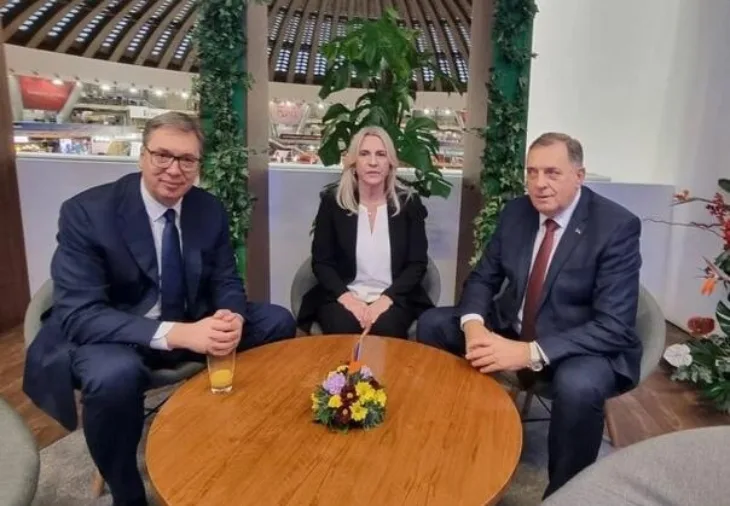 Aleksandar Vučić Zeljka Cvijanović Milorad Dodik