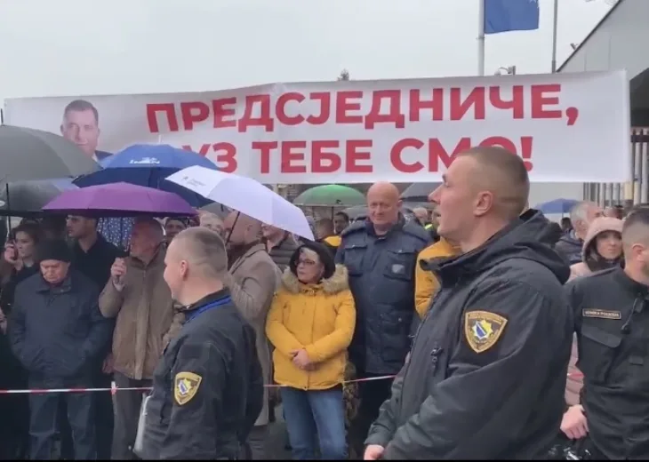 Dodik pristalice sud bih