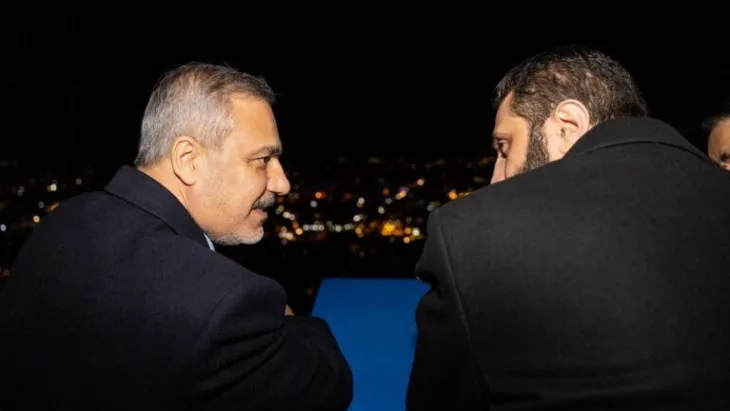 Ahmed al Sharaa Hakan fidan