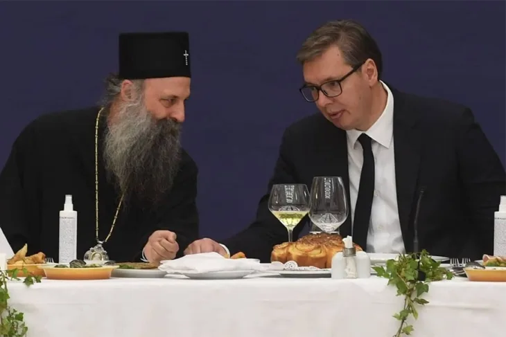 Aleksandar Vučić patrijarh Porfirije
