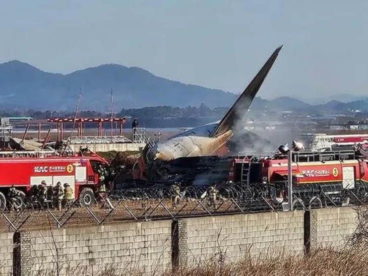 Jutna Koreja pad aviona Izvor: NEWSIS / Xinhua News / Profimedia