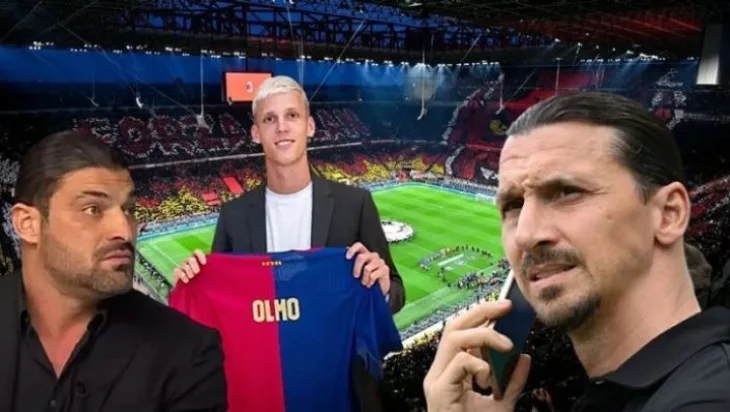 Zlatan Ibrahimovic Dani Olmo Andy Bara