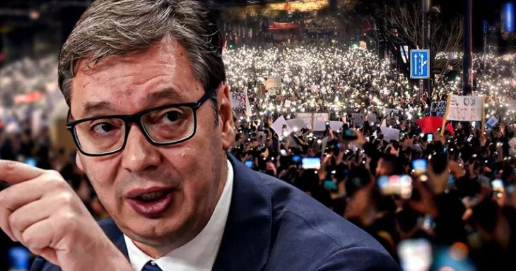 Aleksandar Vucic protesti