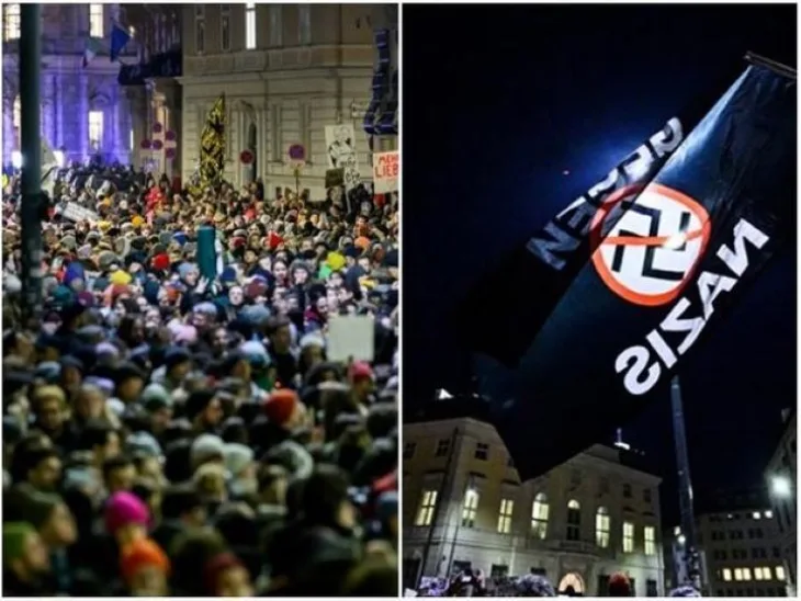 Veliki protesti u Bec protiv krajnje desnu etto