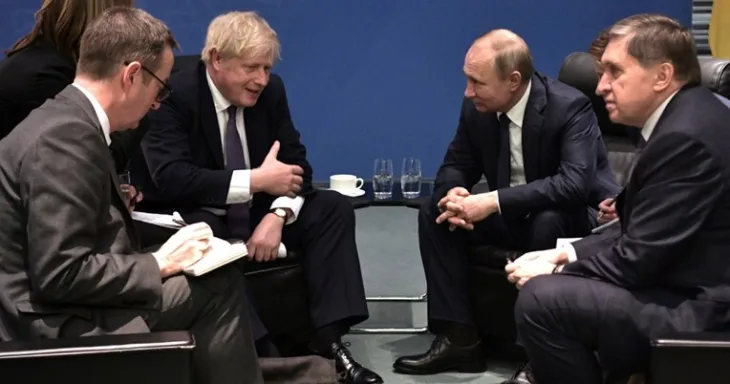 Boris Jonson vladimir Putin