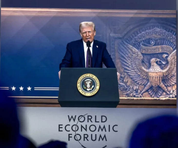 Donal Trump Davos 2025
