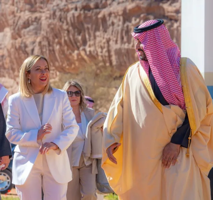 Mohamed bin Salman Giorgia Meloni etto