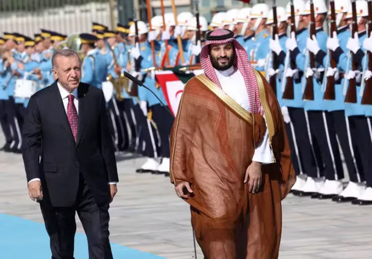 Tayyip Erdogan Mohammed bin Salman