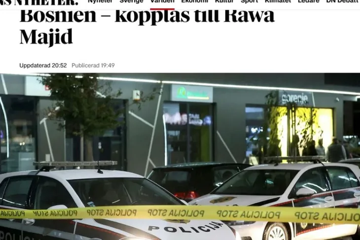 ubistvo  bulevar sevdski mediji foto Screenshot/dn.se