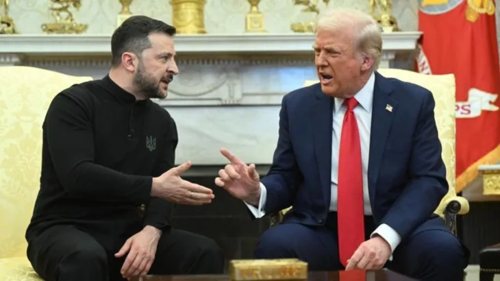 Volodimir Zelenski Donald Trump svada foto X