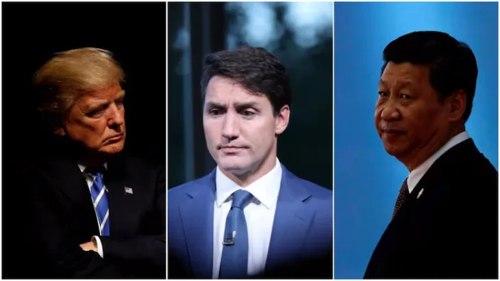 Xi Jinping donald trump Justin Trudeau foto cbc
