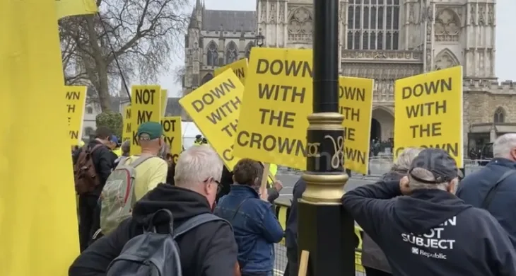 London demonstracije/ Printscreen
