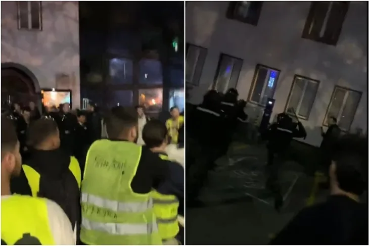 protesti u Beogradu Srbija blokada RTS