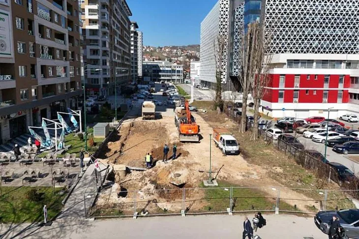 Izgradnja saobracajnice kod ASA bolnice Otoka