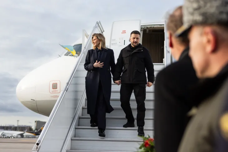 Zelenski i olena/ x.com