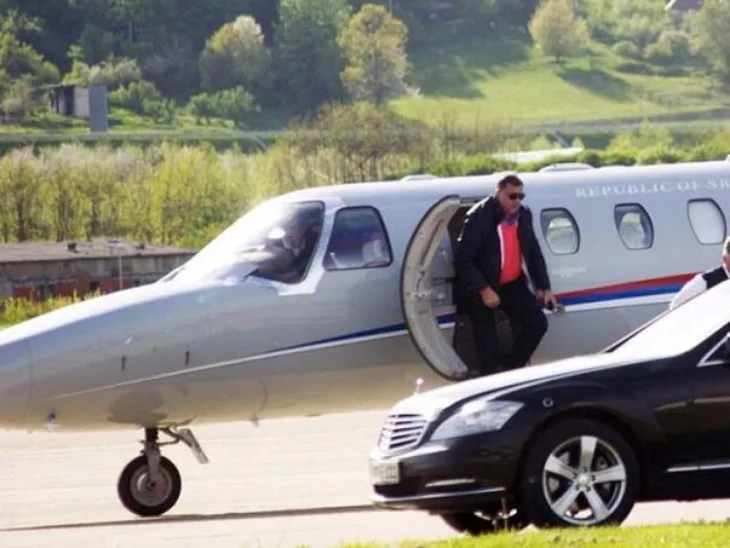 Milorad Dodik avion