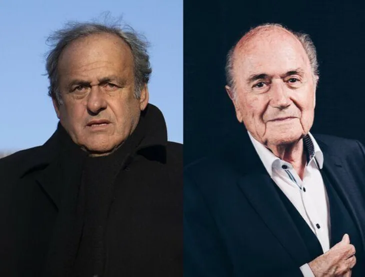 Sepp Blatter Michel Platini