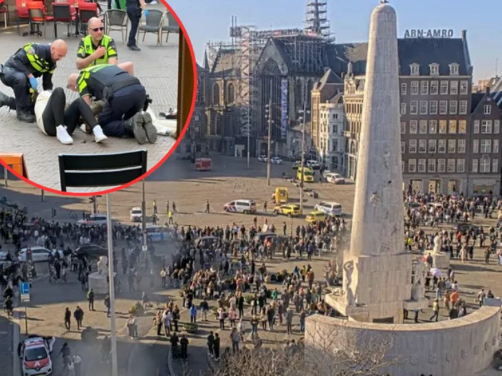 Amsterdam Napad nozem na trgu najmanje pet osoba ranjeno