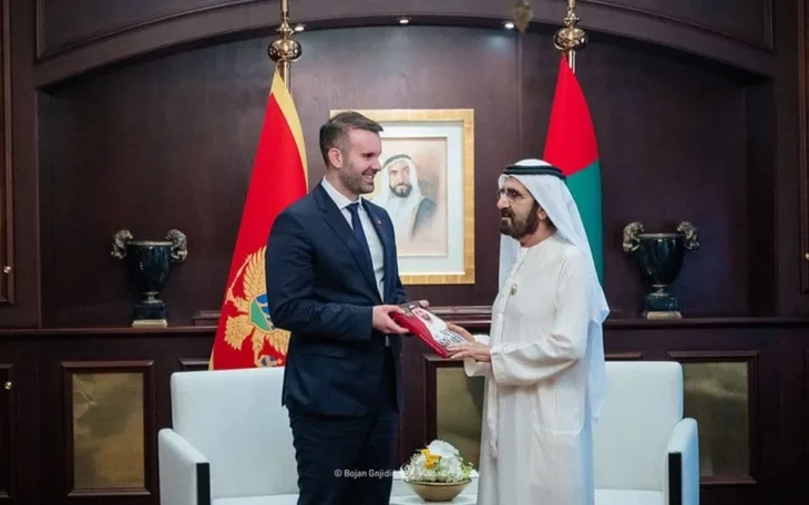 Mohammed bin Rashid Al Maktoum Milojko Spajic UAE Crna Gora