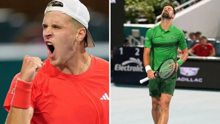 Jakub Menšik Novak Đoković   Miami Open
