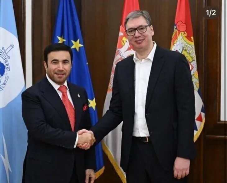 Ahmed Naser Al Raisi  Aleksandar Vucic  Interpol Na čelu Interpola je Arap! Iz Emirata