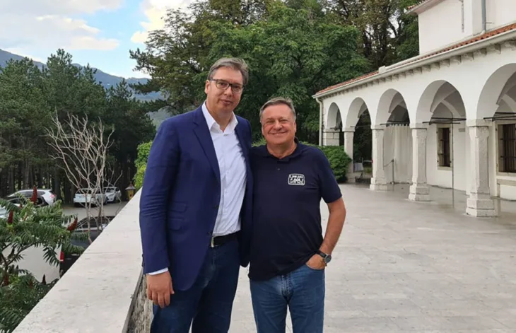 Aleksandar Vucic i Zoran Jankovic