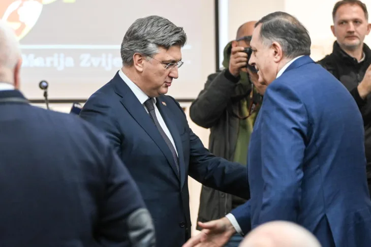 Andrej Plenkovic Milorad dodik Dejan Rakita/PIXSELL