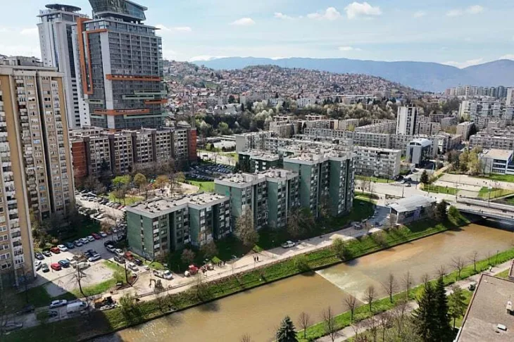 Sarajevo radovi na izgradnji setalista uz Miljacku Novi Grad