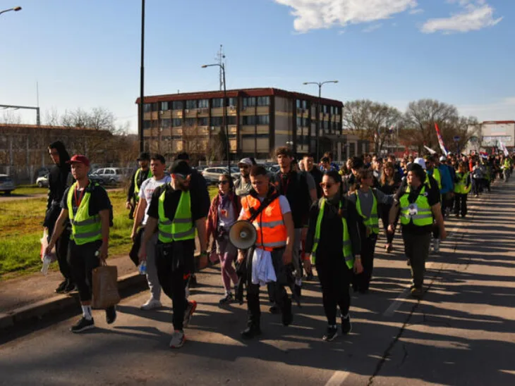 Pančevo protestna setnja