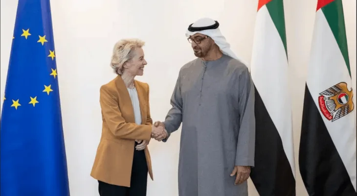 ursula von der leyen Mohamed bin Zayed Al Nahya eu uae