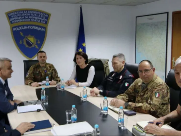 Zamjenik komandanta EUFOR a posjetio Direkciju za koordinaciju policijskih tijela Bi H
