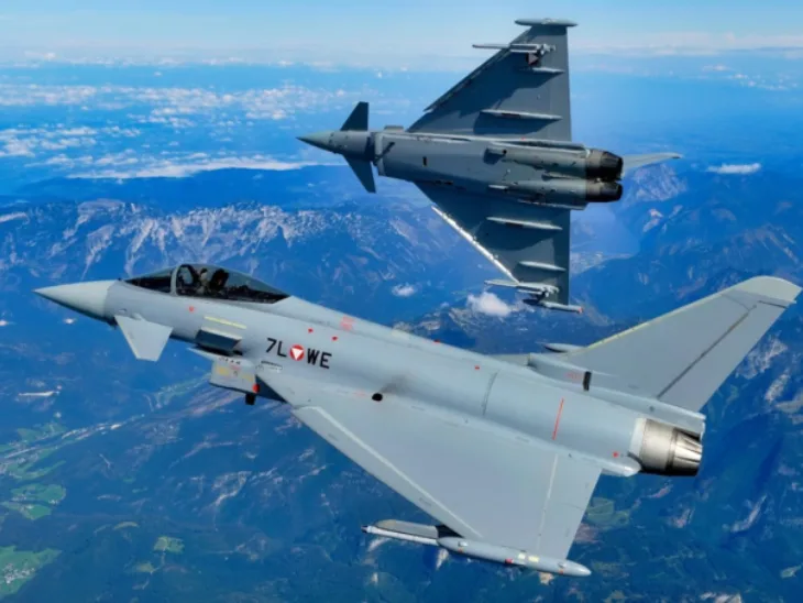 Avion njemacka Eurofighter Typhoon