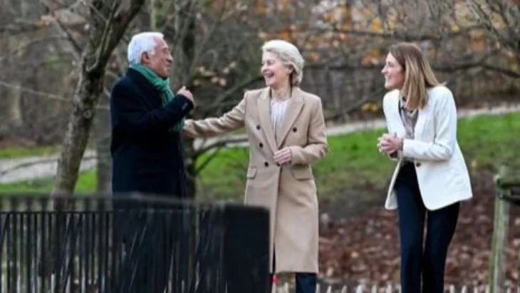 Antonio Costa Ursula von der Leyen Roberta Metsola Platforma X