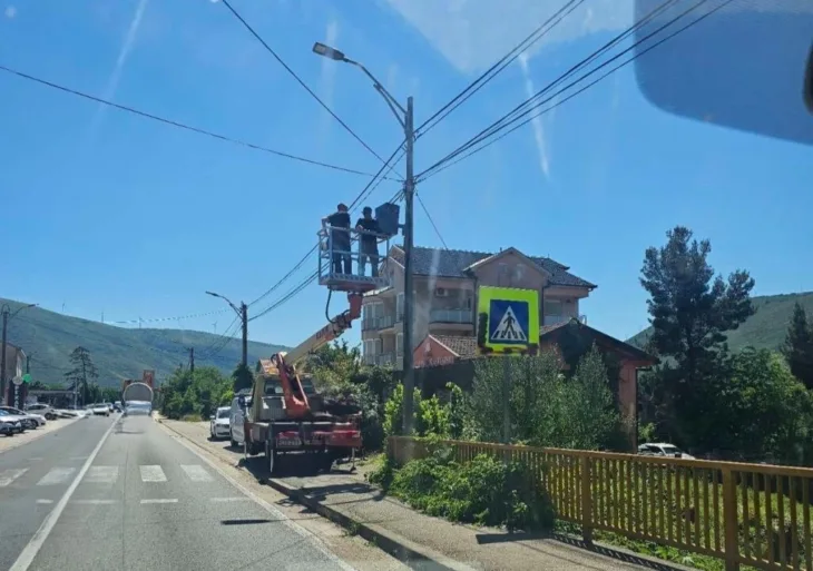 Mostar Policija postavila novi radar na M17