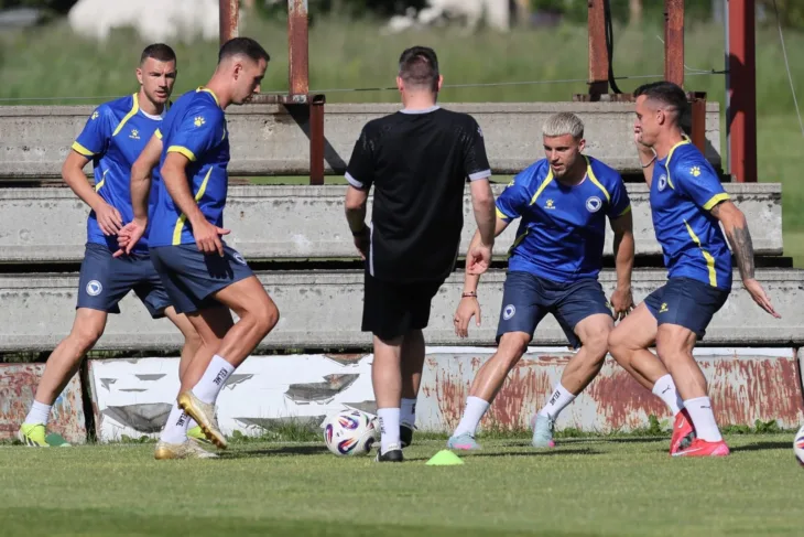 edin dzeko trening