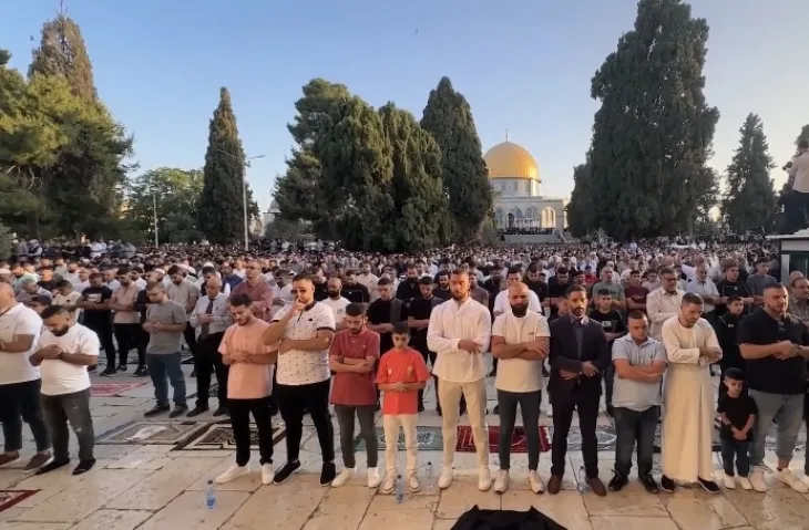Kurbanski bajram palestina AA