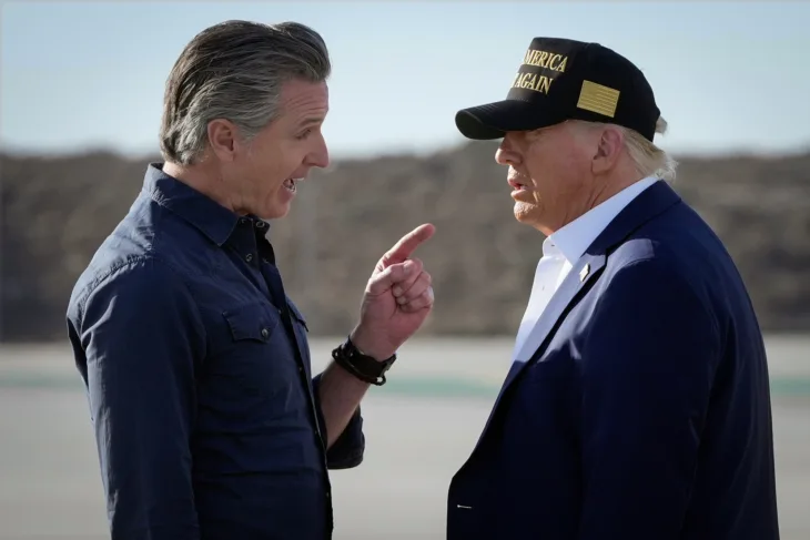 Trump i Newsom