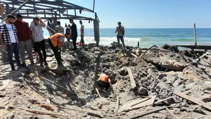 Gaza plaža/ x.com