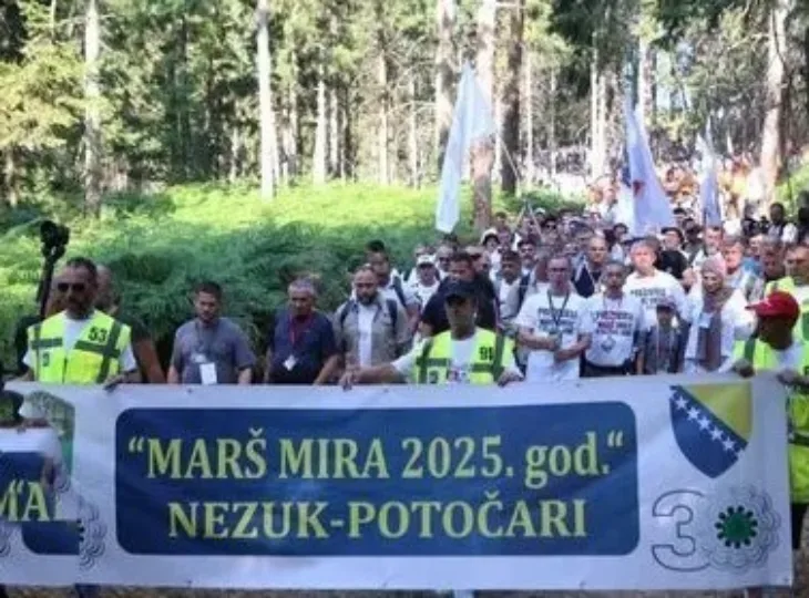 Mars mira genocid u Srebrenici Nezuk 2025