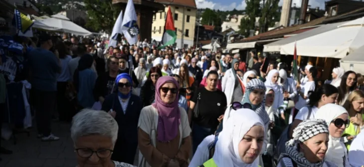 Sarajevo mirna setnja srebrenica gaza