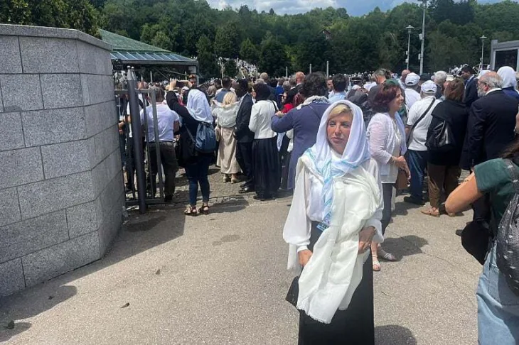 Demila Talic Gabriel u Srebrenici