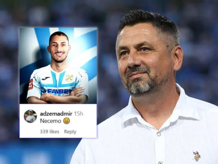 Admir Adzem HNK Rijeka Aleksandar Boljevic FK Zeljeznicar