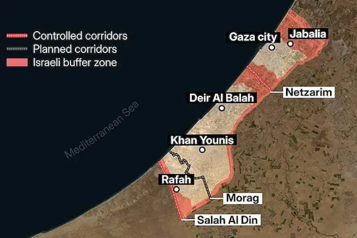 Gaza Koridor Morag nalazi se na jugu Gaze