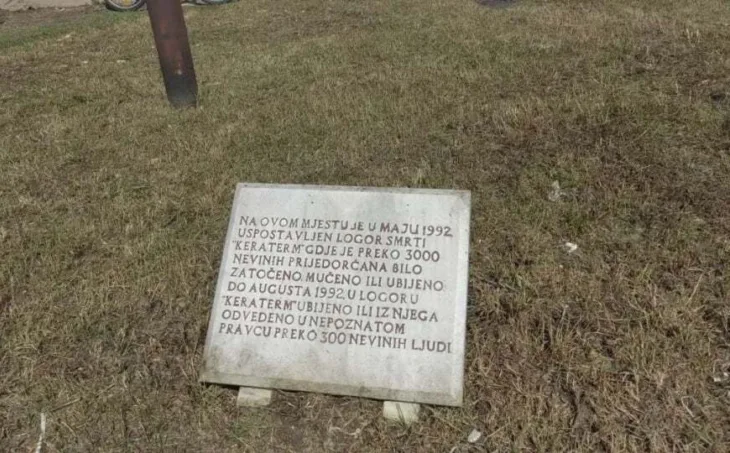 Prijedor spomen ploca
