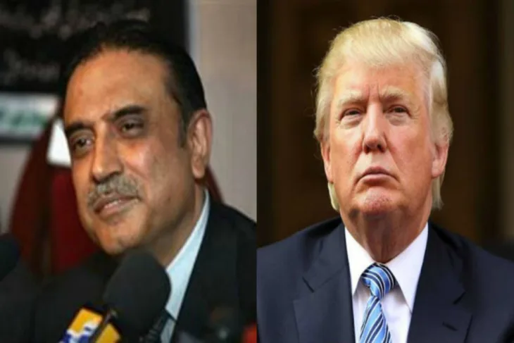 Asif Ali Zardari donald trump