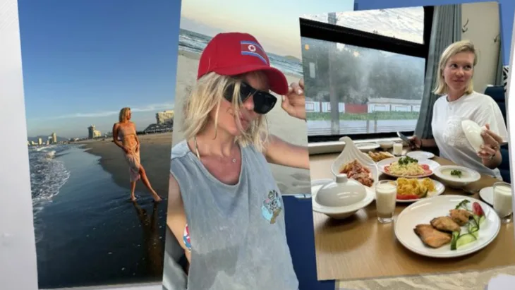 Sjeverna Koreja ljetovanje ruskinje Anastasija Samsonova
