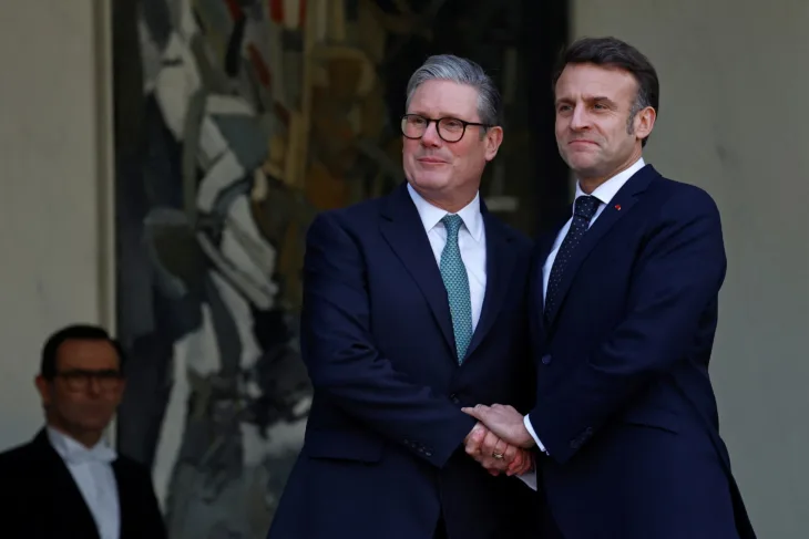 Starmer i Macron Reuters