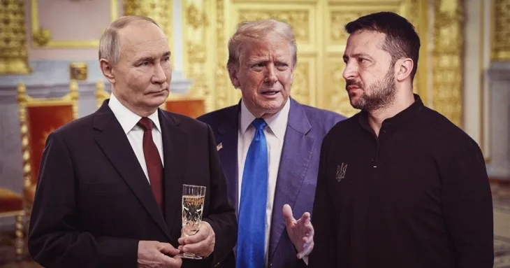 trump, zelenski i putin EPA