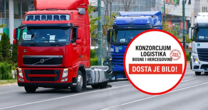 Prevoznici protesti strajk